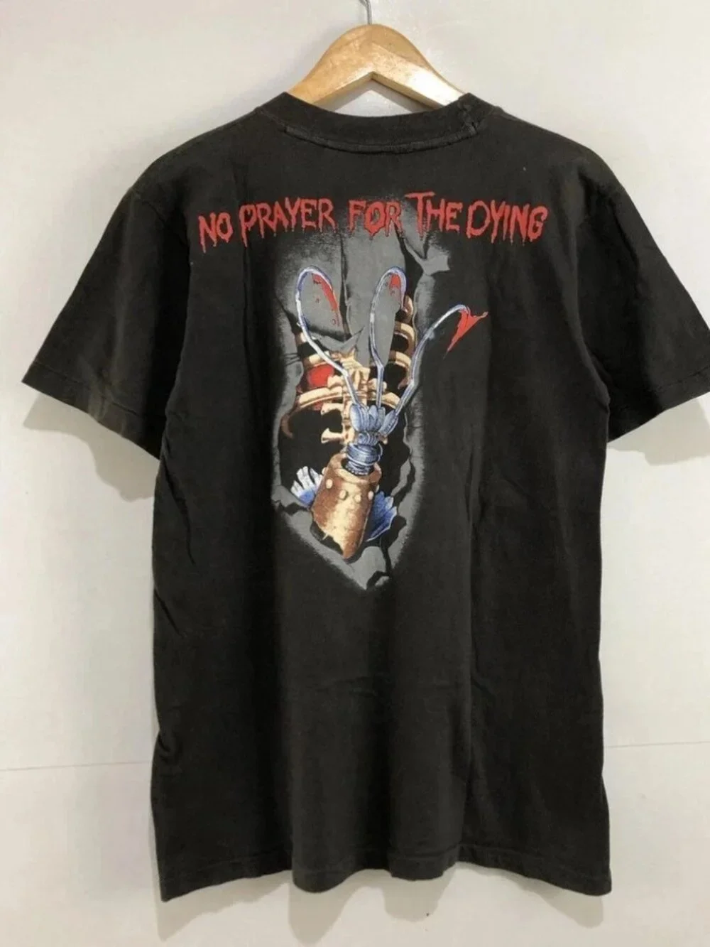 1990 1Iron Maiden Concert Tour No Prayer for the Dying T-Shirt